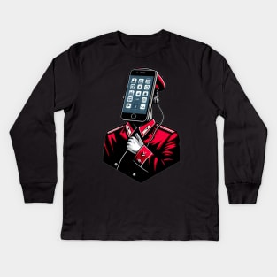 Phone Comrade Kids Long Sleeve T-Shirt